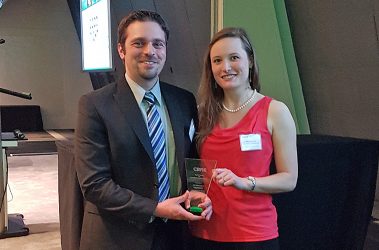Tatham won the Service Excellence and Outstanding Contribution Award from CBRE!