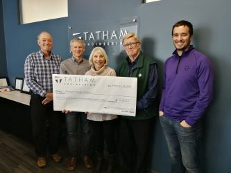 Mariposa House Hospice Cheque Presentation