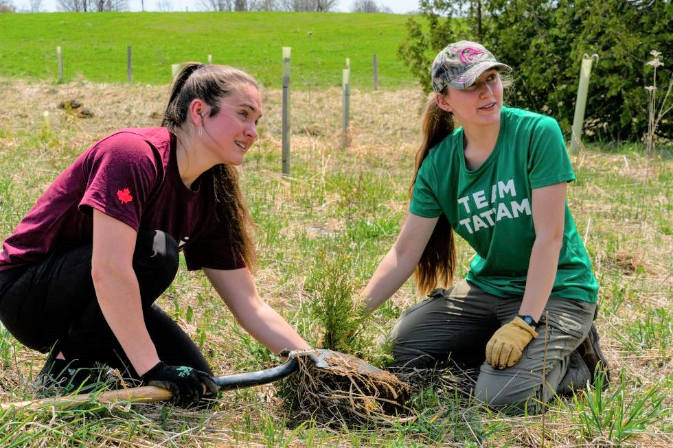 Tatham Volunteer Tree Planting Event with Nottawasaga Valley Conservation Authority