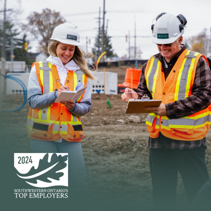 Tatham Engineering Named One of Southwestern Ontario’s Top Employers of 2024