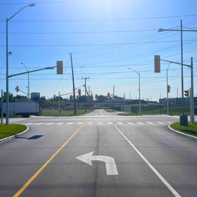 Swinimer Drive & Lakehead University Entrance Realignment